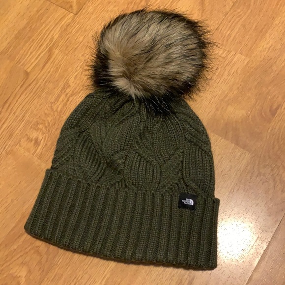 The North Face Accessories - NWT The North Face Oh-Mega Fur Pom Beanie